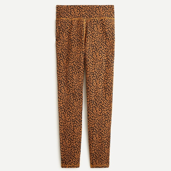 J.Crew 7/8 High-Rise Leggings in Leopard - Picture 4 of 5